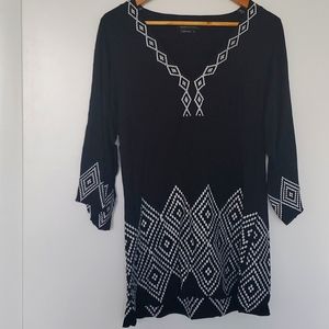 BCBG Max Azria Tunic Beach Cover Up XL